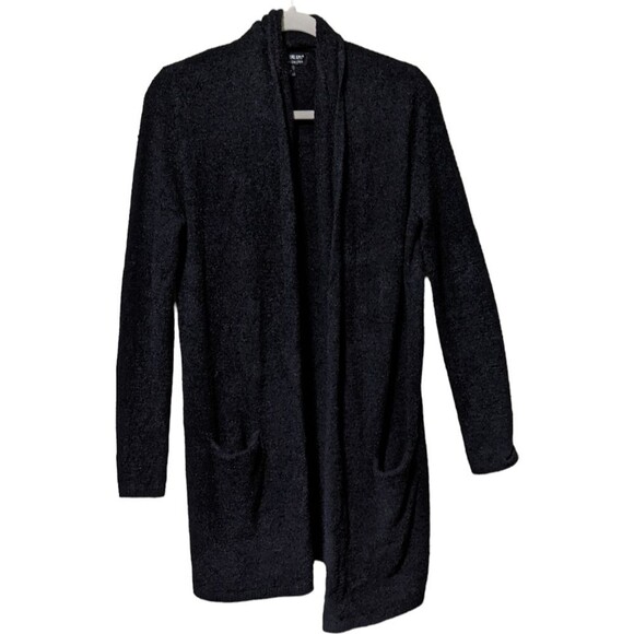 Barefoot Dreams CozyChic Lite Longline weekend Cardi black size Medium - Picture 1 of 7